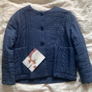 Navy House Quilt Coat